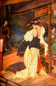 "Kiyo és a pap", 1912. alkotó: Evelyn Paul