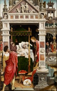 Jelenet Saint Roch életéből, 1517.