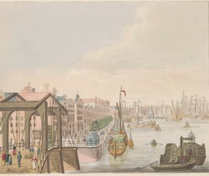 Külső Amszterdamban, kb. 1810-1813 Vue du Buitenkant le long de l
