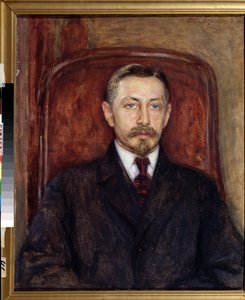 ""Iván A. Bunin író (1870-1953) portréja"" Jevgenyij Iosifovich Bukovetsky (1866-1948) festménye, 1919-es Állami Művészeti Múzeum, Odessza alkotó: Evgeniy Iosipovich Bukovetsky