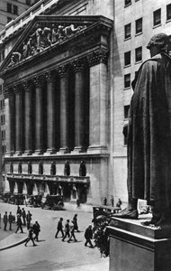 New York Stock Exchange, New York City, USA, 1930-as évek