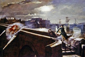 The Brigs of Ayr (olaj, vászon) alkotó: Eyre Crowe