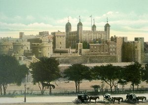 A londoni Tower, 1900-as évek.