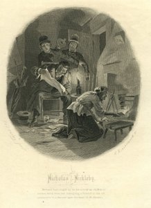Nicholas Nickleby: Newman Noggs és Wackford Squeers, 1867
