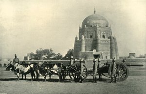 Indiai helyőrségi tüzérség nehéz üteggel 40-pr. M.L. Berendezés - Khaki fúrórendelés, 1901.
