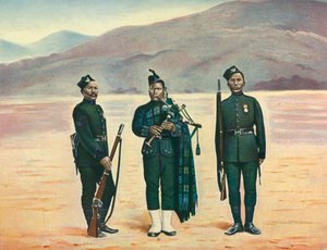 "Az ötödik gurkhák", 1901. alkotó: F Bremner
