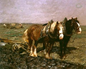 Szántás alkotó: F. E. Keuschden