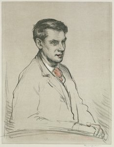 Alfred Orage portréja (ceruza és akvarell papíron) alkotó: F. Ernest Jackson
