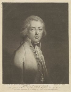 Frederik, Orange-Nassau hercegének portréja alkotó: F. Green