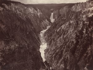 Yellowstone Grand Canyon és Falls, c. 1884.