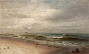 Bass Rocks Beach, Gloucester, Massachusetts, 1881. alkotó: F. K. M. Rehn