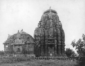Lingaraj templom, Bhubaneswar, Orissa, India, 1905-1906