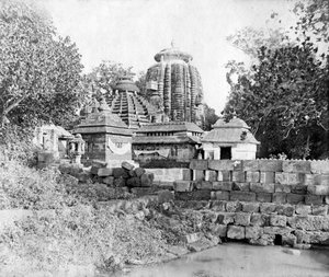 Lingaraj templom, Bhubaneswar, Orissa, India, 1905-1906