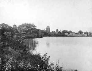 Lingaraj templomok, Bhubaneswar, Orissa, India, 1905-1906.