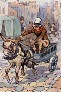 Illusztráció David Copperfieldnek (színes litó) alkotó: F. M. B. Blaikie