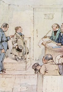 Illusztráció Twist Olivérhez (színes litográfia) alkotó: F. M. B. Blaikie