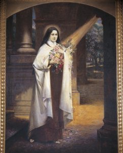 Lisieux-i Szent Teréz, 20. század (falfestmény) alkotó: F. Roytelet
