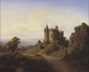 Büresheim kastély az Eifel folyón