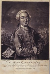 Wolfe vezérőrnagy (1727-59) a "James Wolfe tábornok élete..." című művéből, Sir John Pringle alkotó: F. Turin