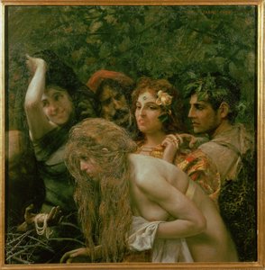 Eladó a Slave Girl (olaj, vászon)