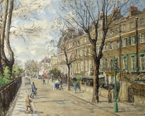 Cheyne Walk, 1939. április, 1943 alkotó: Fairlie Harmar