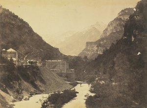 Eaux-Chaudes, Pyrenees verso, c. 1855.