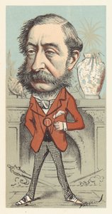 Henry Herbert, Carnarvon 4. grófja, a kolóniákért felelős külügyminiszter alkotó: Faustin (b.1847)