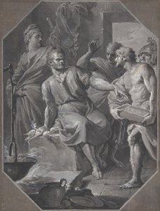 Manius Curius Dentatus a samnita követek ajándékának megtagadása, 1732-92.