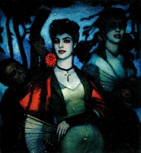 Vörös szegfű (olaj, vászon) alkotó: Federico Armando Beltran Masses
