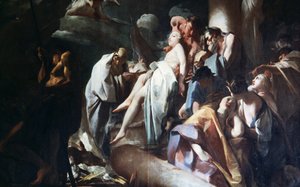 Iphigenia feláldozása alkotó: Federico Bencovich