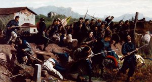 A varese-i csata, 1862 körül (olaj, vászon)