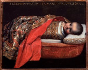 Federico Ubaldo della Rovere, Urbino hercegének (csecsemő) portréja – festmény alkotó: Federico Fiori Barocci or Baroccio