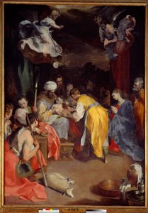 Federico Barocci (1526/35-1612) Jézus körülmetélése festménye, Le Baroche Dim. 3,5x2,5 m