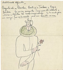 Autogram levél Melchor Fernandez Almagronak, Granada, 1926. január végén
