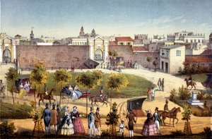 Monseratte kapui, Havanna, Kuba, 1840