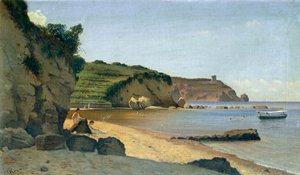 Déli kikötő, Federico Rossano (1835-1912), olaj, vászon, 34x59 cm.