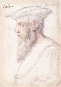 Andrea Doria portréja profilban balra, Aranygyapjú rendet visel,