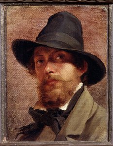 Feodor Andrejevics Bronnyikov (1827-1902) "önarckép" festménye, 1856. Állami V. Tropinin Múzeum, Moszkva alkotó: Fedor Andreevich Bronnikov