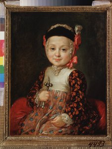 Alekszej Grigorjevics Bobrinszkij (1762-1813) gyermekkori portréja. (II. Katalin törvénytelen gyermeke