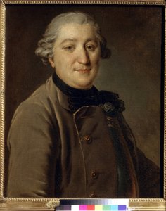 Ivan Grigorjevics Orloff (1738-1791) gróf portréja (Iván Grigorjevics Orlov gróf) - Fjodor (Fyodor vagy Fiodor) Rokotov (1735-1808) festménye, olaj, vászon (59x47 cm), 1762 és 1765 között - Állami Tretyakov Galéria Moszkva, Oroszország) alkotó: Fedor Stepanovich Rokotov