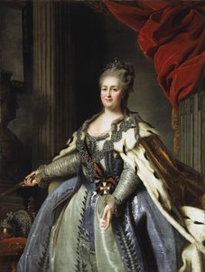 II. Katalin császárné portréja 1729-1796, 1780-as évek