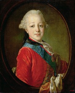 Pavel Petrovics (1754-1801) portréja 1761