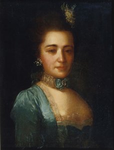 Praskovia Ivanovna Golicina hercegnő portréja alkotó: Fedor Stepanovich Rokotov