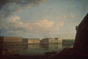 Palotatöltés a Péter és Pál erőd felől nézve, 1794