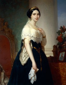 Az osztrák Adelaide portréja (Milánó alkotó: Felice Barucco