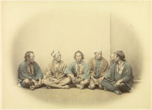 [A japán bérmunkások egy csoportja] alkotó: Felice Beato