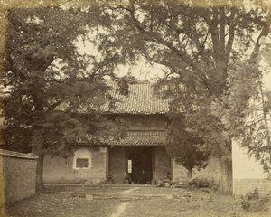 Épület és kamera, Kína alkotó: Felice Beato