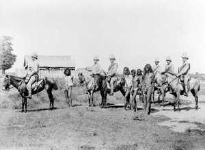 Dacoitsot a lovas gyalogság hozta be, 1890 körül
