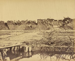Az északi erőd külseje az angol bejárattal 1860. augusztus 21-én alkotó: Felice Beato
