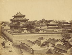 Peking első látképe az Antin-kaputól, 1860 október alkotó: Felice Beato